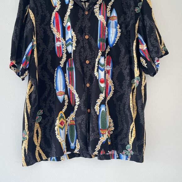 Vtg 90's DIAMOND HEAD SPORTSWEAR Surfboard Rayon Mens Shirt Sz XL Hawaii Aloha - Picture 4 of 9